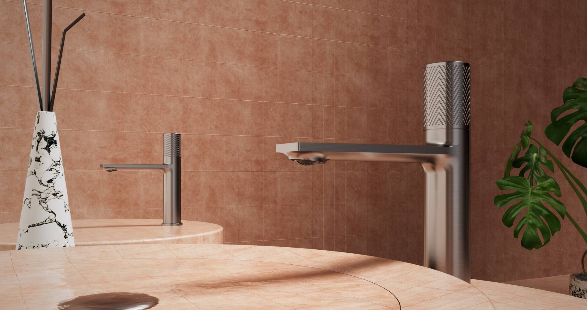 GD1024 2 Holes basin mixer