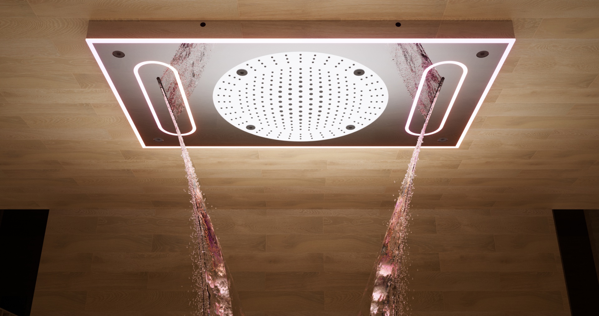 GD9532 Thermostatic shower with body jets
