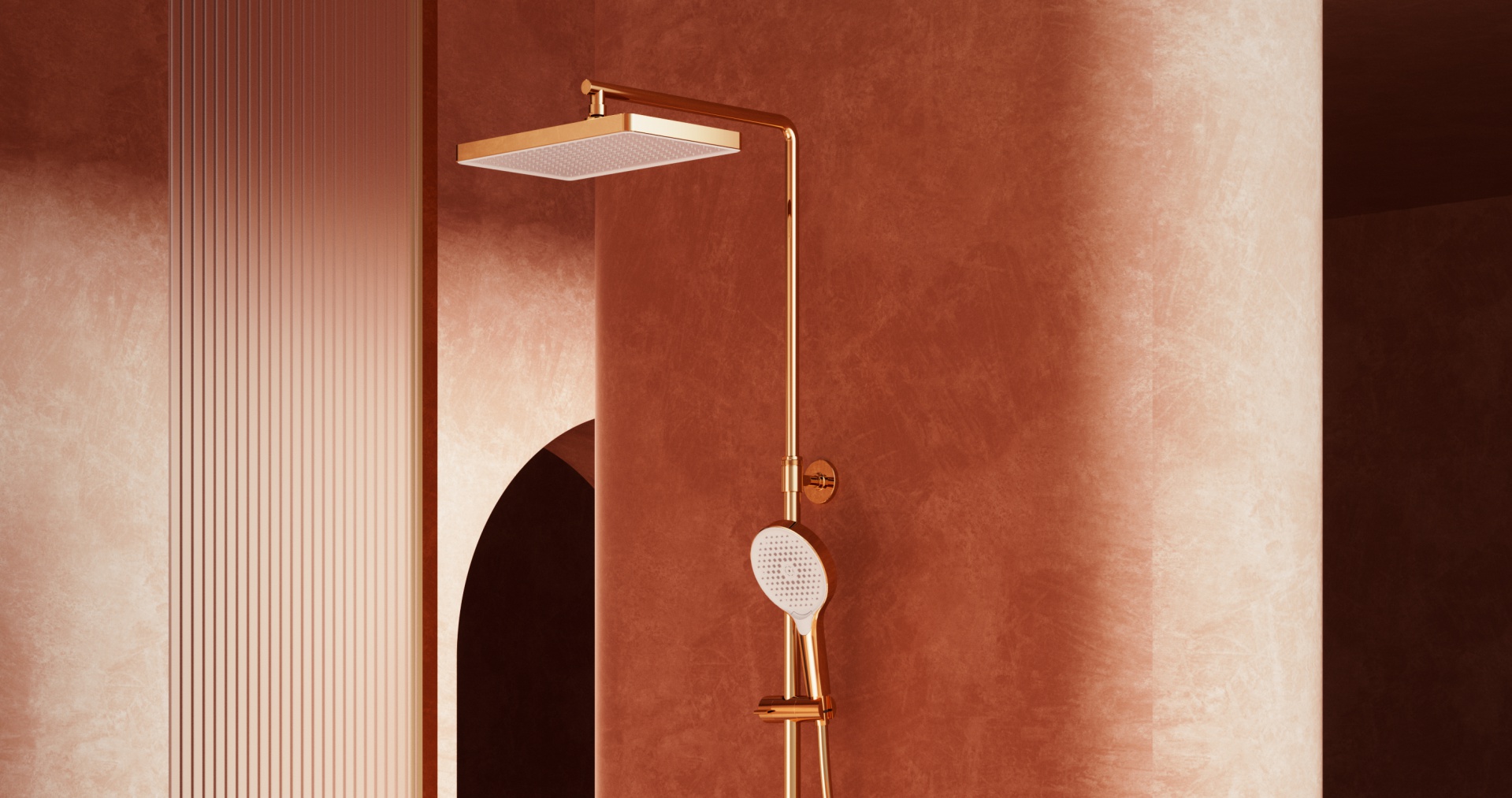 GD9388 Shower with huge storage