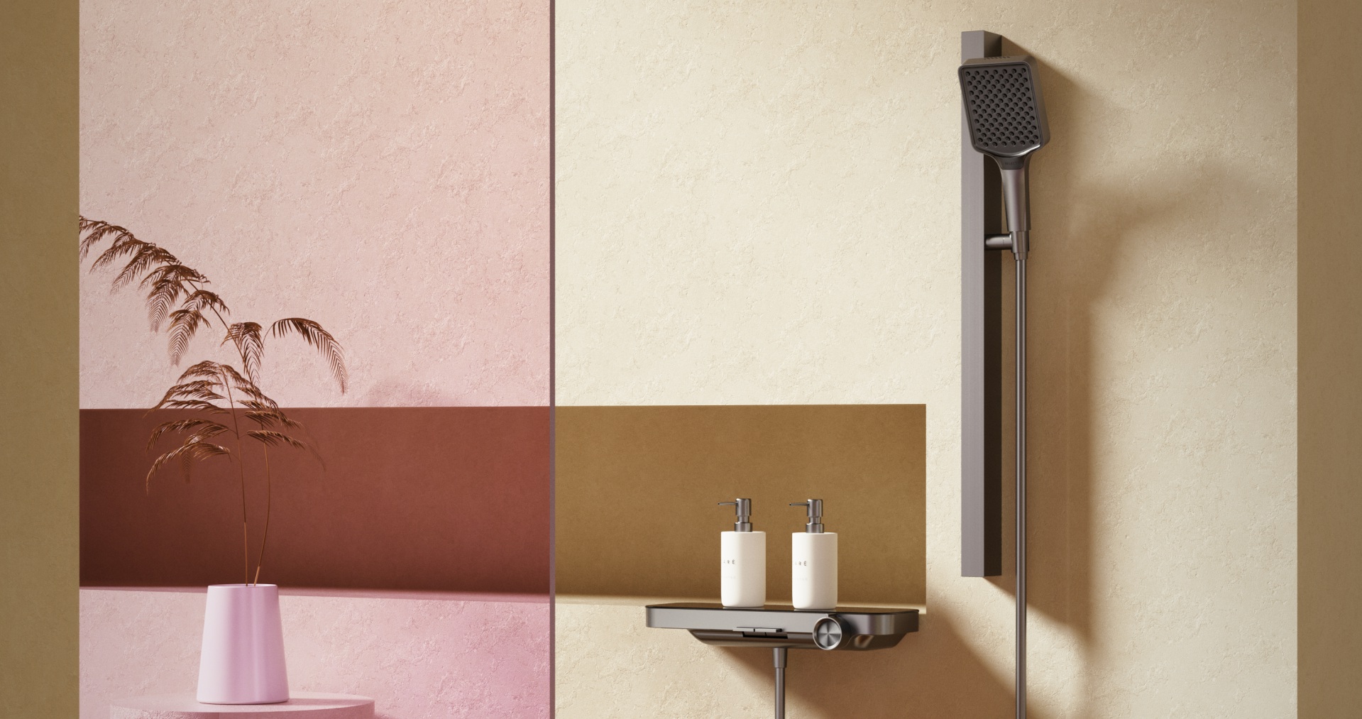 GD9386 3F Shower set with ABS body