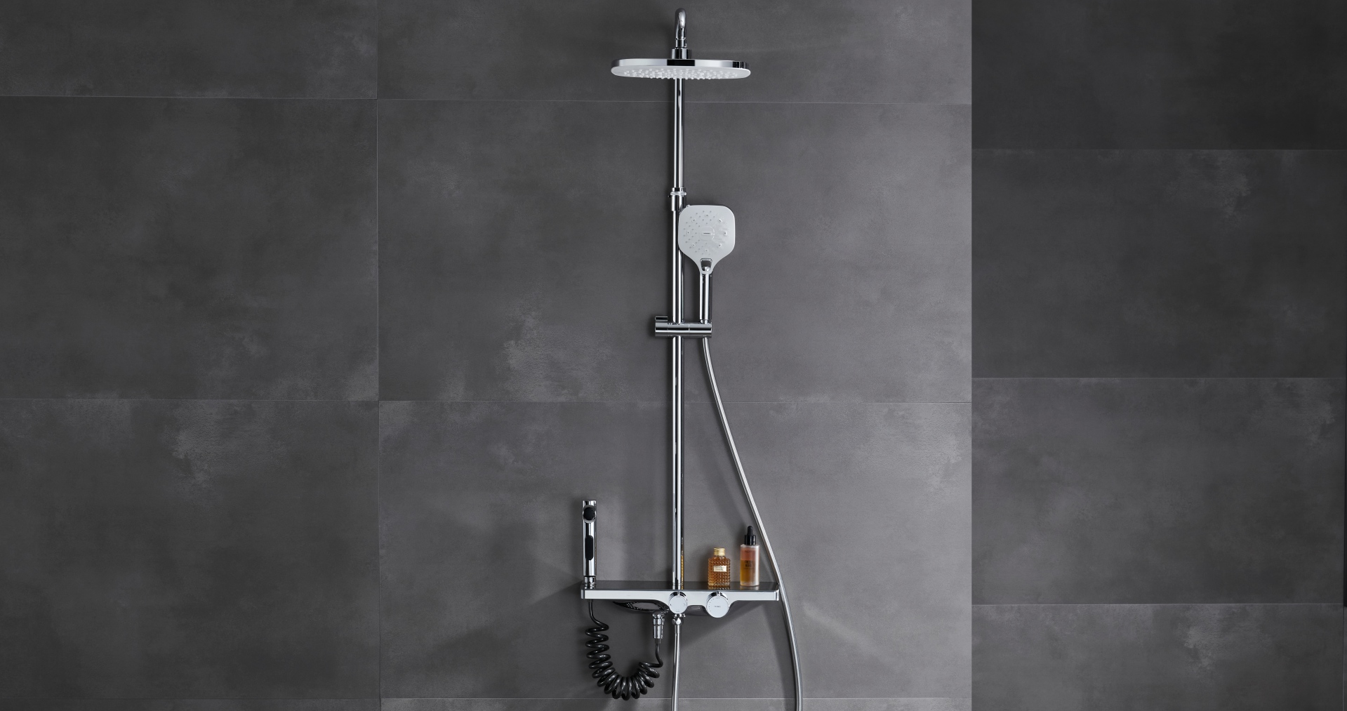 GD9381 3F Shower set with brass body