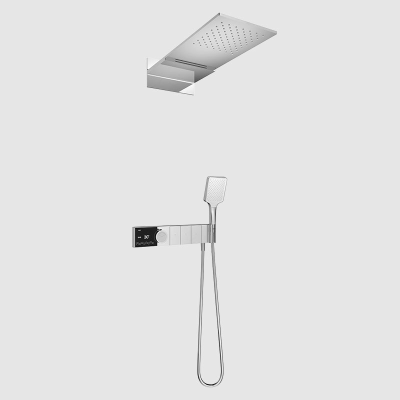 GD9533 Thermostatic shower with 2F rain shower head